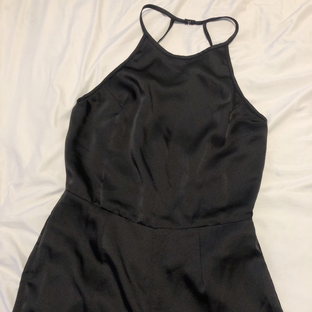 Sleek Black Jumpsuit- S